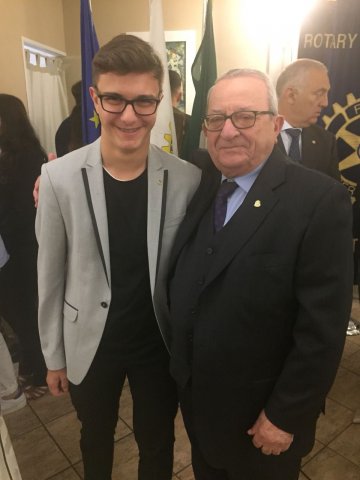 Celebrazione della Costituzione dell'Interact Club di Canosa